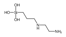 [3-[(2-aminoethyl)amino]propyl]silanetriol 结构式