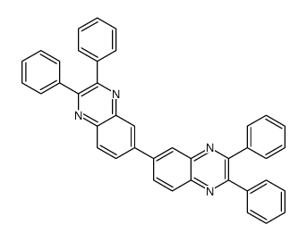 6-(2,3-二苯基喹喔啉-6-基)-2,3-二苯基喹喔啉 结构式