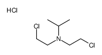 双(2-氯乙基)异丙基氯化铵 结构式