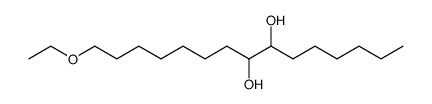 15-ethoxy-pentadecane-7,8-diol 结构式
