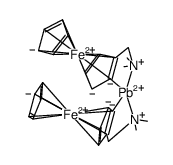bis[2-[(dimethylamino)methyl]-ferrocenyl]lead(II) 结构式