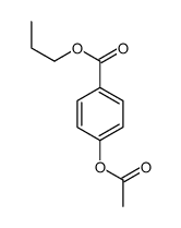 propyl 4-acetyloxybenzoate 结构式