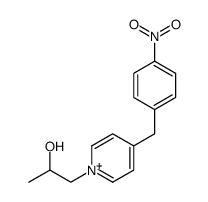 1-(2-hydroxypropyl)-4-(4-nitrobenzyl)pyridin-1-ium 结构式