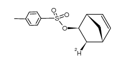 exo-3-deuteriobicyclo[2.2.1]hept-5-enyl tosylate 结构式