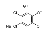 2,4,5-三氯苯酚合2,4,5-三氯苯酚钠 结构式