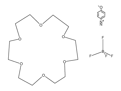 18-冠-6/对甲氧基苯四氟硼酸重氮盐络合物 结构式