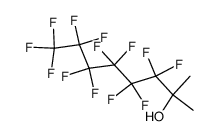 1H,1H,1H,2H-tridecafluoro-2-methyl-octan-2-ol 结构式