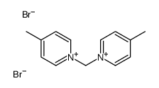 4-methyl-1-[(4-methylpyridin-1-ium-1-yl)methyl]pyridin-1-ium,dibromide 结构式