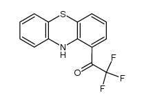 2,2,2-三氟-1-(10H-吩噻嗪-1-基)乙酮 结构式