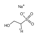 2-羟基乙烷-1-磺酸钠-1-d 结构式