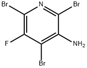 2,4,6-三溴-5-氟-3-氨基吡啶 结构式