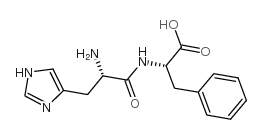 组氨酰苯丙氨酸 结构式