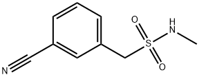 1-(3-氟苯基)-N-甲基甲磺酰胺 结构式