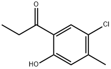1-(5-氯-2-羟基-4-甲基苯基)-1-丙酮 结构式