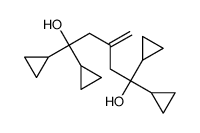1,1,5,5-四环丙基-3-亚甲基-1,5-戊二醇 结构式