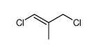 (E)-1,3-二氯-2-甲基-1-丙烯 结构式