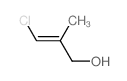 2-Propen-1-ol, 3-chloro-2-methyl- 结构式