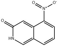 5-硝基-3(2H)-异喹啉酮 结构式
