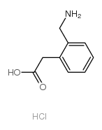 邻氨甲基苯乙酸盐酸盐 结构式