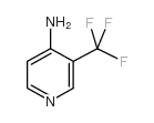 4-氨基-3-(三氟甲基)吡啶 结构式