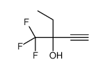 3-(trifluoromethyl)pent-1-yn-3-ol 结构式