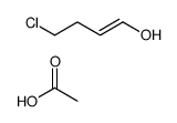 4-氯-1-丁烯-1-基乙酸酯 结构式