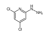 2,4-二氯-6-肼基吡啶 结构式
