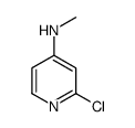 2-氯-N-甲基吡啶-4-胺 结构式