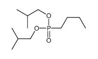 Phosphonic acid, P-butyl-, bis(2-methylpropyl) ester 结构式