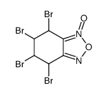2,1,3-Benzoxadiazole, 4,5,6,7-tetrabromo-4,5,6,7-tetrahydro-, 1-oxide 结构式