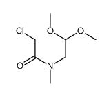 2-氯-N-(2,2-二甲氧基乙基)-N-甲基乙酰胺 结构式