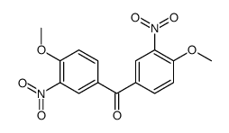 bis(4-methoxy-3-nitrophenyl)methanone 结构式
