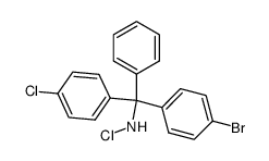 Benzohydrylamine, p-bromo-p',N-dichloro-α-phenyl- (1CI) 结构式