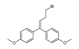Benzene, 1,1'-(4-bromo-1-butenylidene)bis[4-methoxy- 结构式