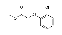 2-(2-氯苯氧基)丙酸甲酯 结构式