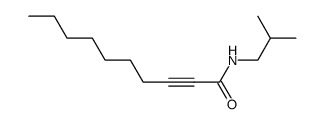 N-isobutyl-dec-2-ynamide 结构式