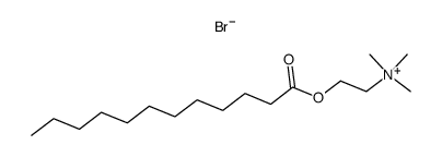 lauroyloxyethylene-N,N,N-trimethylammonium bromide 结构式