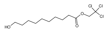 10-羟基癸酸-2,2,2-三氯乙酯 结构式