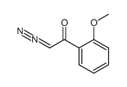 2-methoxyphenyldiazomethylketone 结构式