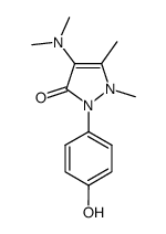 4-(N,N-二甲基)-4'-羟氨基安替比林 结构式