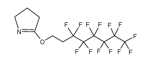 3,4-二氢-5-[(3,3,4,4,5,5,6,6,7,7,8,8,8-十三氟)辛氧基]-2H-吡咯 结构式