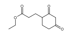ethyl 3-(2,4-dioxocyclohexyl)propanoate 结构式