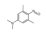 N,N,3,5-四甲基-4-亚硝基苯胺 结构式
