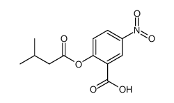 2-((3-甲基丁酰基)氧基)-5-硝基苯甲酸 结构式