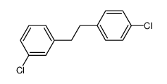 1-氯-3-(4-氯苯乙基)苯 结构式