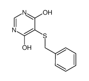 6-羟基-5-[(苄基)硫代]-4(3H)-嘧啶酮 结构式