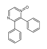Pyrazine, 2,3-diphenyl-, 4-oxide 结构式