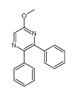 5,6-diphenylpyrazin-2-yl methyl ether 结构式