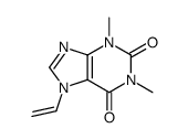 7-乙烯基-1,3-二甲基-3,7-二氢-1H-嘌呤-2,6-二酮 结构式