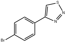 4-(4-溴苯基)-1,2,3-噻二唑 结构式
